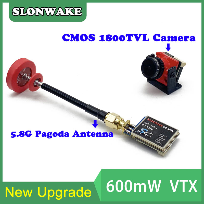 5.8 グラム 48CH 600mW 調整可能な VTX-C - Drone Rc Remote Control のレビューと価格