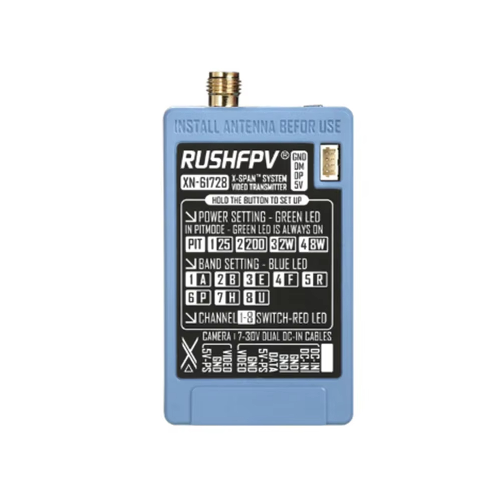 RUSHFPV 6.1‑7.2G 8W X61728 VTX - Drone Rc Remote Control のレビューと価格