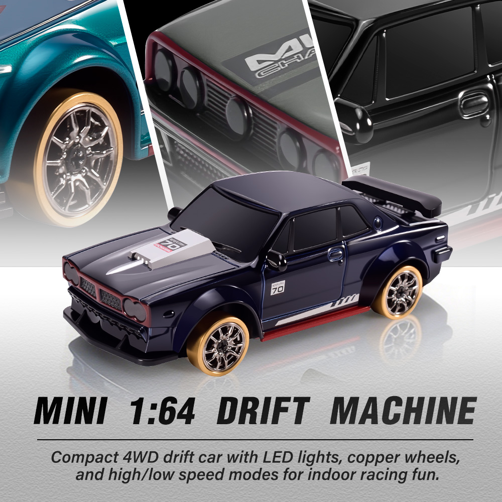 9IMOD 1/64 RCドリフトカー 2.4G 4WD フ - Drone Lidi Rc のレビューと価格