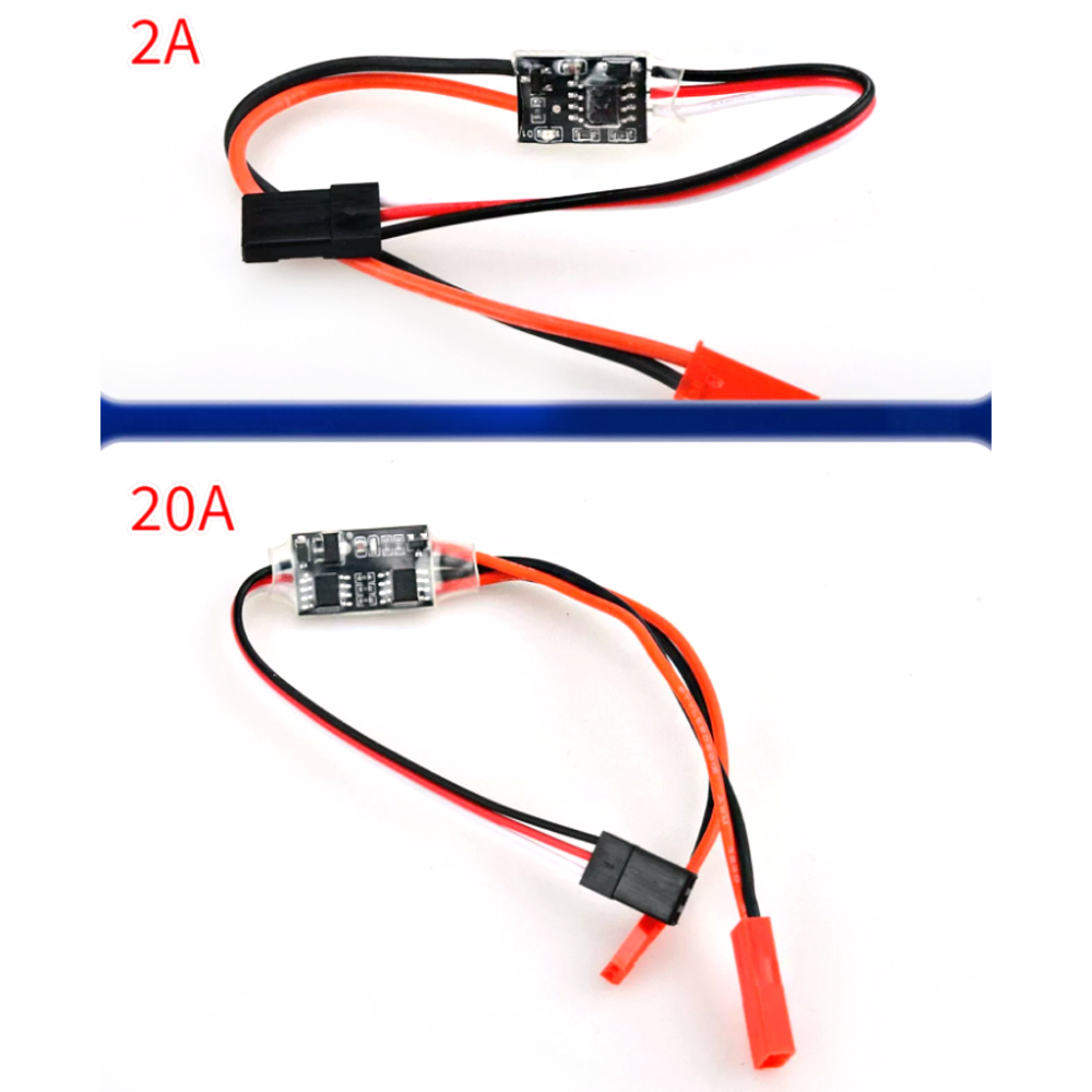 2-20A 高電流リモコン電子スイッチ 3-30V 航空モデ - Drone Rc Remote Control のレビューと価格