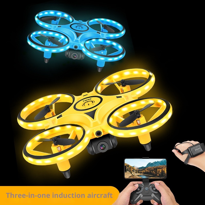 電動ジェスチャー制御ドローンおもちゃ、ライト付きスマートRC - Drone Smart Rc のレビューと価格